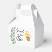 Ballotins Sweet as Can Bee Baby Shower Favor Box (Verso)