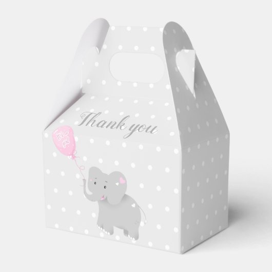 Ballotins Sweet Box Baby shower fille (Verso)