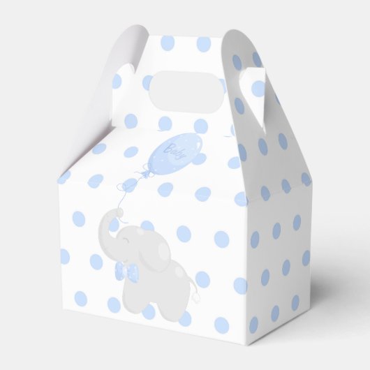 Ballotins Sweet Box Baby shower garçon bleu (Verso)