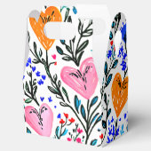 Ballotins Sweet Floral Hearts Gift Box (Ouvert)