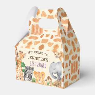 Ballotins Sweet Jungle Safari animal sauvage un Baby shower