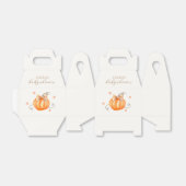 Ballotins Sweet Little Citrouille Bow Baby shower d'automne (Déplié)