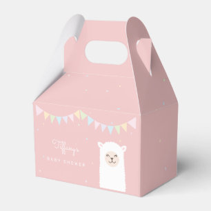 Ballotins Sweet Llama Girl Baby shower Merci pour venir