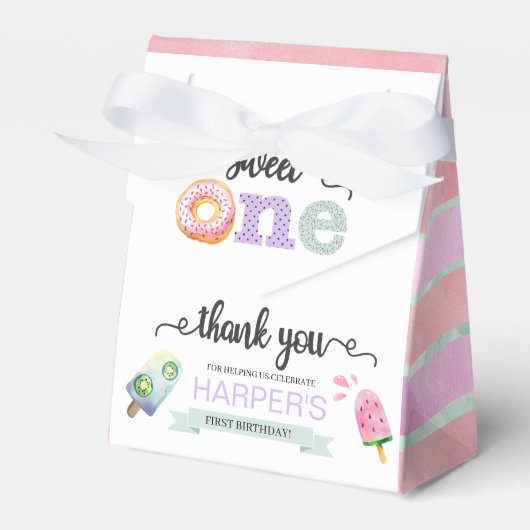 Ballotins Sweet One Premier Ballotin de fête d'anniversaire (Verso)