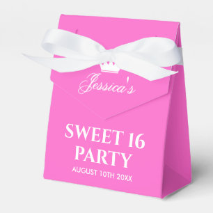 Ballotins Sweet sixteen fille 16ème anniversaire fête rose c