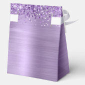 Ballotins Sweet sixteen glamé violet clair (Verso)