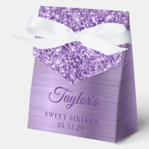Ballotins Sweet sixteen glamé violet clair