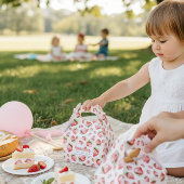 Ballotins Sweet Strawberry First Birthday Favor Box