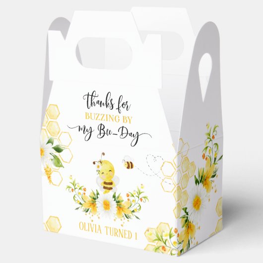 Ballotins Sweet to bee one Bumble bee 1er anniversaire (Ouvert)