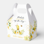 Ballotins Sweet to bee one Bumble bee 1er anniversaire (Verso)