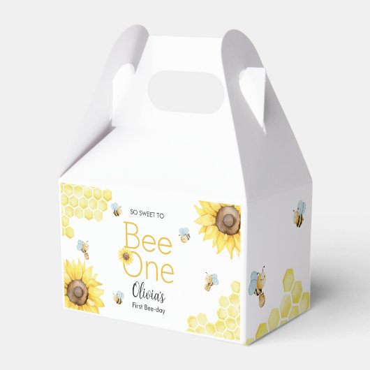 Ballotins Sweet To Bee One First Bee Day Anniversaire (Arrière)