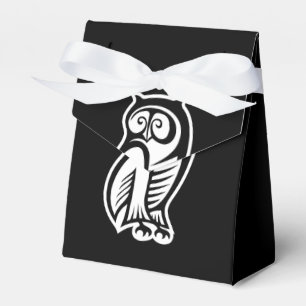 Ballotins Symbole de hibou blanc