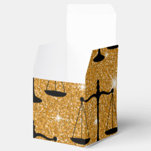 Ballotins Symbole de justice Parties scintillant d'or des é