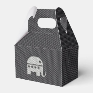 Ballotins Symbole de Parti Républicain d'éléphant de fibr