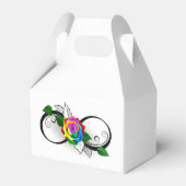 Ballotins Symbole d'infini avec Rose arc-en-ciel (Verso)