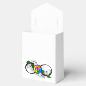Ballotins Symbole d'infini avec Rose arc-en-ciel (Ouvert)