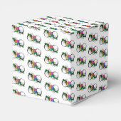 Ballotins Symbole d'infini avec Rose arc-en-ciel (Arrière)