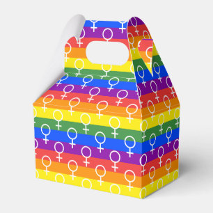 Ballotins Symbole féminin Motif arc-en-ciel