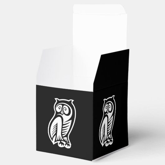Ballotins Symbole hibou blanc (Ouvert)