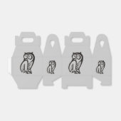 Ballotins Symbole hibou noir (Déplié)