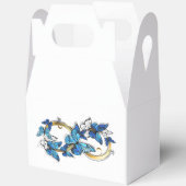 Ballotins Symbole infini de papillons Morpho bleus (Ouvrir)