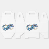 Ballotins Symbole infini de papillons Morpho bleus (Déplié)