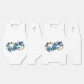 Ballotins Symbole infini de papillons Morpho bleus (Déplié)