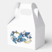 Ballotins Symbole infini de papillons Morpho bleus (Verso)