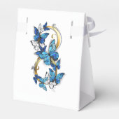Ballotins Symbole infini de papillons Morpho bleus (Arrière)