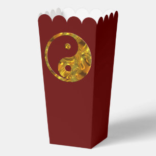 Ballotins Symbole Yin Yang - tatouage d'or design 1