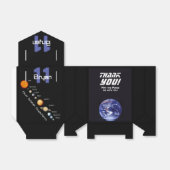 Ballotins Système solaire spatial Ballotin personnalisé (Déplié)