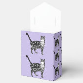 Ballotins Tabby Cat Art Purple Cats Anniversaire (Ouvert)