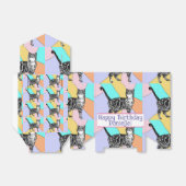 Ballotins Tabby Cat Pastel Anniversaire Chats Ballotin (Déplié)