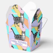 Ballotins Tabby Cat Pastel Anniversaire Chats Ballotin (Ouvert)