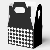 Ballotins Tableau de bord noir et blanc À damiers Drapeau (Ouvert)