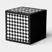 Ballotins Tableau de bord noir et blanc À damiers Drapeau (Arrière)