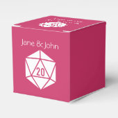 Ballotins Tabletop Chic en Ballotin framboise (Verso)