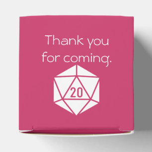 Ballotins Tabletop Chic en Ballotin framboise