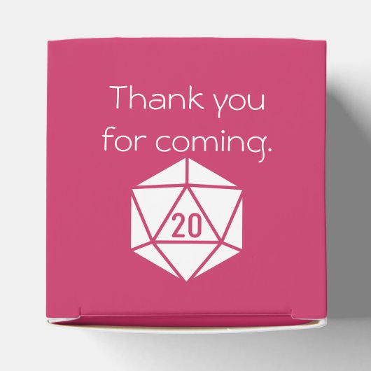 Ballotins Tabletop Chic en Ballotin framboise (Haut)