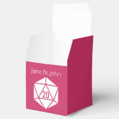 Ballotins Tabletop Chic en Ballotin framboise (Ouvert)