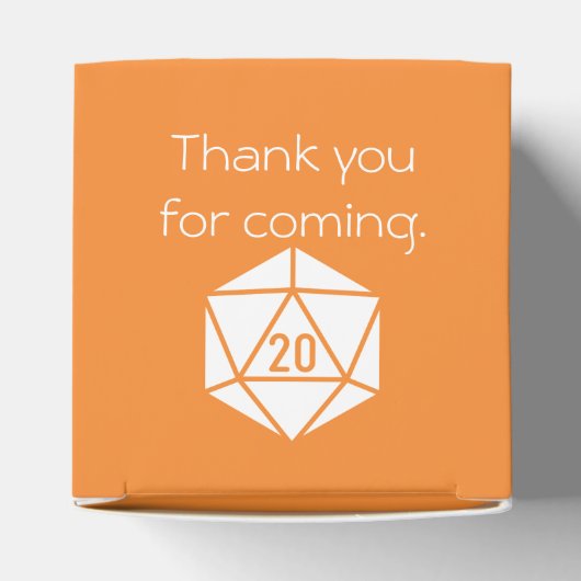 Ballotins Tabletop Chic en Ballotin orange (Haut)