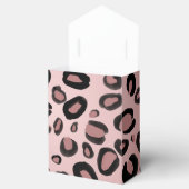 Ballotins Taches imprimées léopard guépard peint en rose et  (Ouvert)