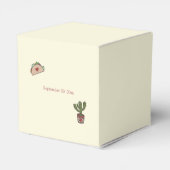 Ballotins Taco 'À propos d'amour Fiesta Thème Couples Douche (Arrière)