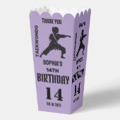 Ballotins Taekwondo fête d'anniversaire, joueuse de taekwond (Recto)