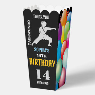 Ballotins Taekwondo fête d'anniversaire, joueuse de taekwond