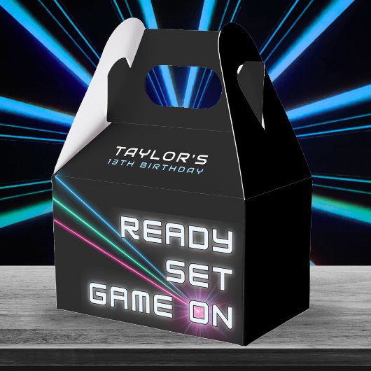 Ballotins Tag laser Neon fête d'anniversaire