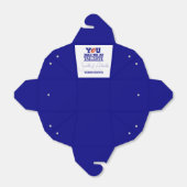 Ballotins Tailgate Célébrons Blue Bridal Couple Douche (Déplié)