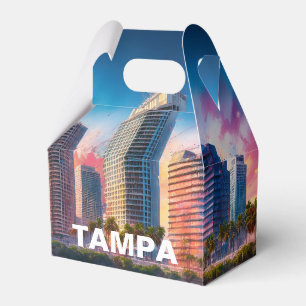 Ballotins Tampa Skyline Art Abstrait