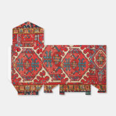 Ballotins Tapis classique rouge turc persan oriental (Déplié)