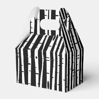 Ballotins Tapis de souris à motif d'arbre noir et blanc mign